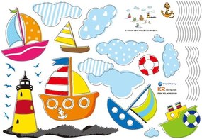 Samolepka Fanastick Sea and Boat