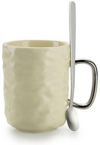 Čajový/kávový set Selena Silver Cream