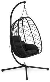 MultiGarden Závesné záhradné hojdacie kreslo Cocoon do 120 kg + vankúše MultiGarden