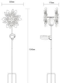 Globo 36577 - LED Solárna dekorácia LED/0,02W/3V IP44