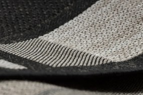 Koberec Floorlux sizal 20195 Čierno/Strieborný