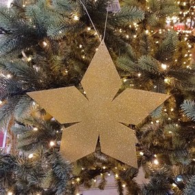 DECOLED Zlatá hviezda, 2D, 40 cm