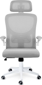 Kancelárska stolička mikrosieťová Sofotel Brass -  sivá