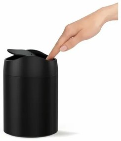 Simplehuman Odpadkový kôš na stôl MINI 1,5 l, čierna