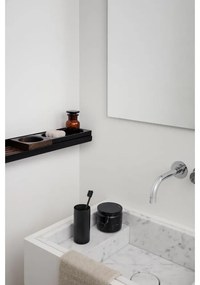 Čierna kovová kúpeľňová polička Blomus, dĺžka 51 cm
