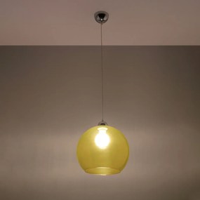 Sollux Lighting Závesné svietidlo BALL žlté