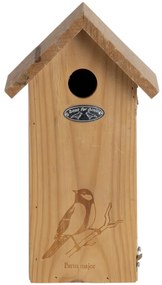 Vtáčia búdka Simple2, 30x17x14 cm, drevo, hnedá