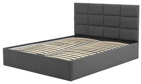 Čalúnená posteľ TORES bez matraca rozmer 140x200 cm Svetlosivá