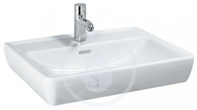 LAUFEN Pro Umývadlo, 600 mm x 480 mm, 1 otvor na batériu, biela H8189520001041