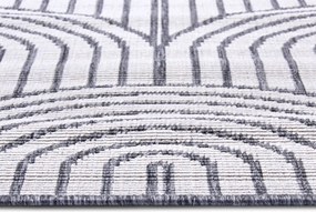 Hanse Home 240x330 cm Kusový koberec Pangli 105851 Silver – na ven i na doma, šedá, chodba / predsieň