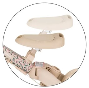 PETITE&MARS - Detská trojkolka 5v1 TURBO LIMITED Pink Meadow