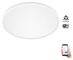 WiZ WiZ - LED RGB Stmievateľné stropné svietidlo SUPERSLIM LED/22W/230V Wi-Fi biela WI0123