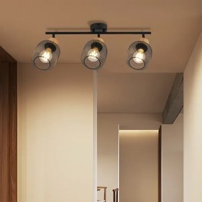 Brilagi - Bodové svietidlo BASKLITE 3xE27/15W/230V kaučukovník/čierna