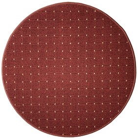 Condor Carpets Kusový koberec Udinese terra kruh - 160x160 (priemer) kruh cm