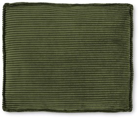 Zelený menčestrový vankúš na gauč Blok – Kave Home