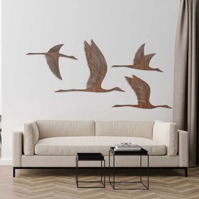 SENTOP | Moderné drevené vtáky na stenu - Elegantná dekorácia do interiéru| SENTOP HDF0525-MAPLE-S