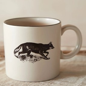 Béžovo-čierne hrnčeky v súprave 4 ks z kameniny 350 ml Elements – Costa Nova