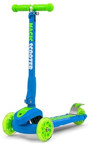 Detská kolobežka Milly Mally Magic Scooter blue-green