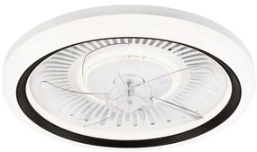 LED Stropné svietidlo s ventilátorom GEMMA LED/37W/230V biela + DO