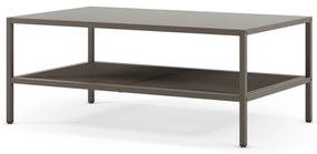 Sivý kovový konferenčný stolík 60x100 cm Fayna – Marckeric
