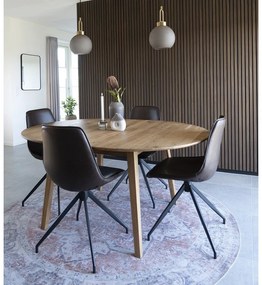 Hnedé jedálenské stoličky v súprave 2 ks Monaco – House Nordic