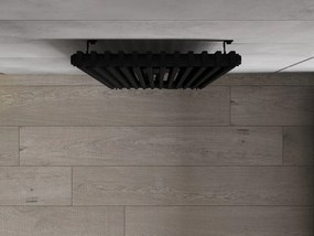 Mexen Kansas, vykurovacie teleso 1800 x 420 mm, 975 W, čierna, W204-1800-420-00-70