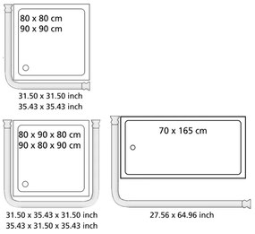 WENKO 19218100 - Tyč UNIVERSAL 2,5x2,5 cm chróm/biela