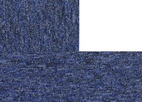 Koberce Breno Kobercový štvorec ARIZONA 541, velikost balení 5 m<sup>2</sup>  (20ks), modrá, viacfarebná