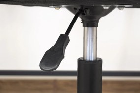 AKCIA Čierne kancelárske kreslo NOTO z eko kože II. akosť