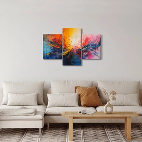 Obraz - Farebná abstrakcia (90x60 cm)