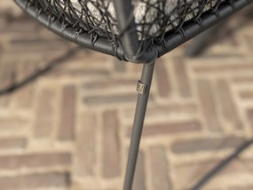 Ambassador Aprilla stolová súprava 1+6 antracit