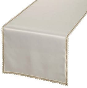 BEHÚŇ NA STÔL LACE 40X140 CM KRÉMOVÝ