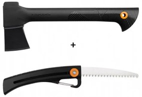 Fiskars Solid Set sekery A6 a záhradnej pílky SW16