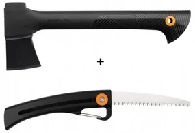 Fiskars Solid Set sekery A6 a záhradnej pílky SW16
