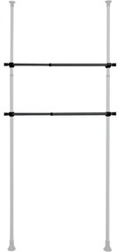 Wenko Sada 2 teleskopických horizontálnych tyčíHerkules, čierna