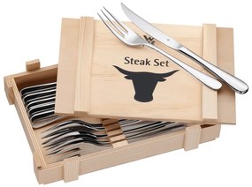 Steakový príbor WMF 12.8023.9990 12 ks (rozbalené)