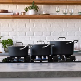 Elmich Nepriľnavý keramický hrniec Vital Ø 18 cm (2.5L) - tmavo šedá