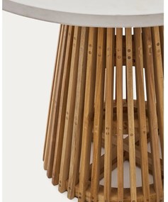 Okrúhly záhradný jedálenský stôl ø 90 cm Alcaufar – Kave Home