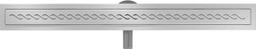 Mexen Flat 360 ° M18 rotačný lineárny odtok 80 cm chróm - 1023080-40