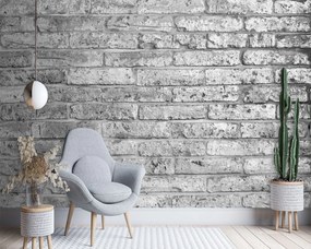 Gario Fototapeta Stará sivá tehlová stena Materiál: Vliesová, Rozmery: 250 x 175 cm