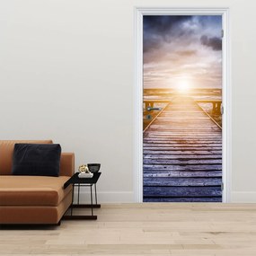 Fototapeta na dvere - Mólo so slnkom (95x205cm)