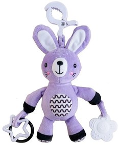Hrkálka babyted Zajačik plyš 30 cm záves na postieľku / kočík
