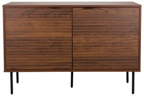 Hnedá komoda v dekore orecha 110x74x40 cm Stripes – White Label