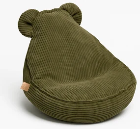 Sedací vak s uškami Teddy Aesthetic Khaki