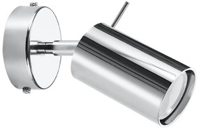 Nástenné svietidlo v striebornej farbe Sollux Etna