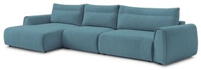 Modrá rohová pohovka Aden – Bobochic Paris