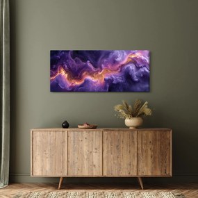 Obraz - Fialová hmlovina (120x50 cm)