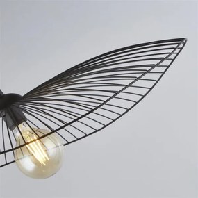 Searchlight 88550BK - Luster na lanku WAVE 1xE27/60W/230V čierna