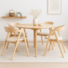 Stima stolička GURU buk s čalúneným sedákom Vyberte odtieň ->: Tmavo hnedá, Vyberte látku ->: LUX Zelená 18