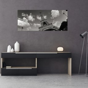 Obraz - Eiffelova veža v Paríži (120x50 cm)